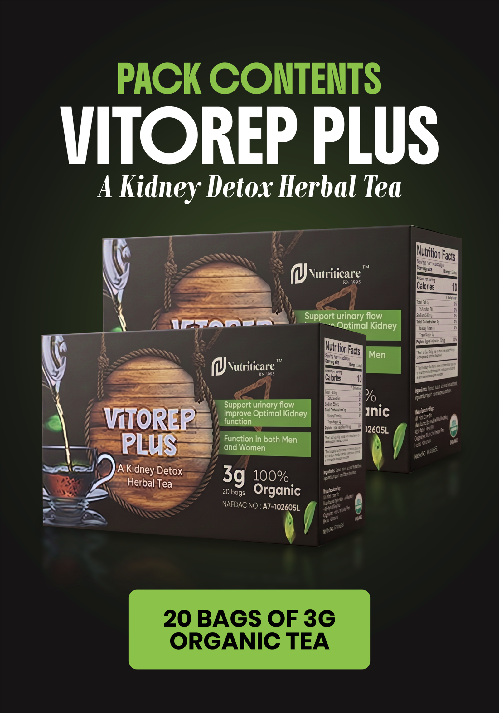 Vitorep Plus - What's Inside Your Pack